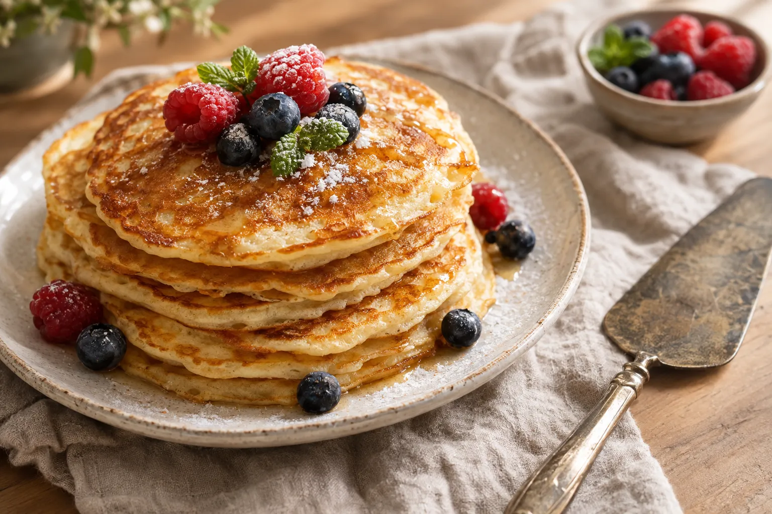 Pfannkuchen ohne Ei